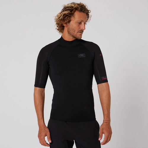 Top Néoprène OCEAN EARTH 1.5mm Manches Courtes Double Black